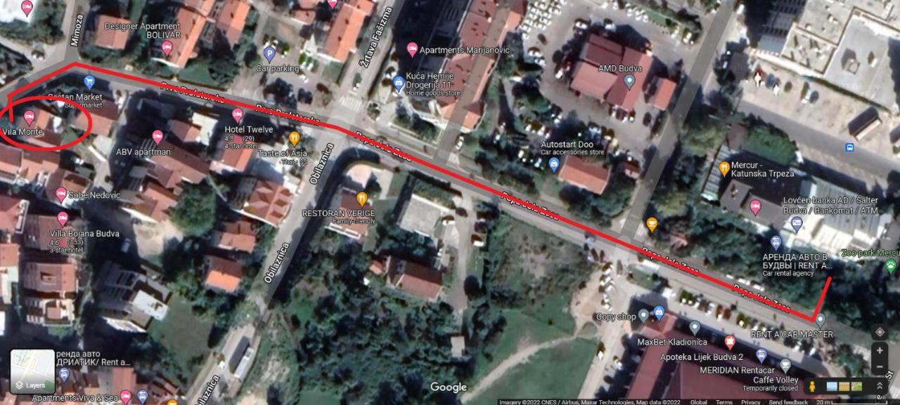 Vila Monte Ξενοδοχείο Μπούντβα Εξωτερικό φωτογραφία